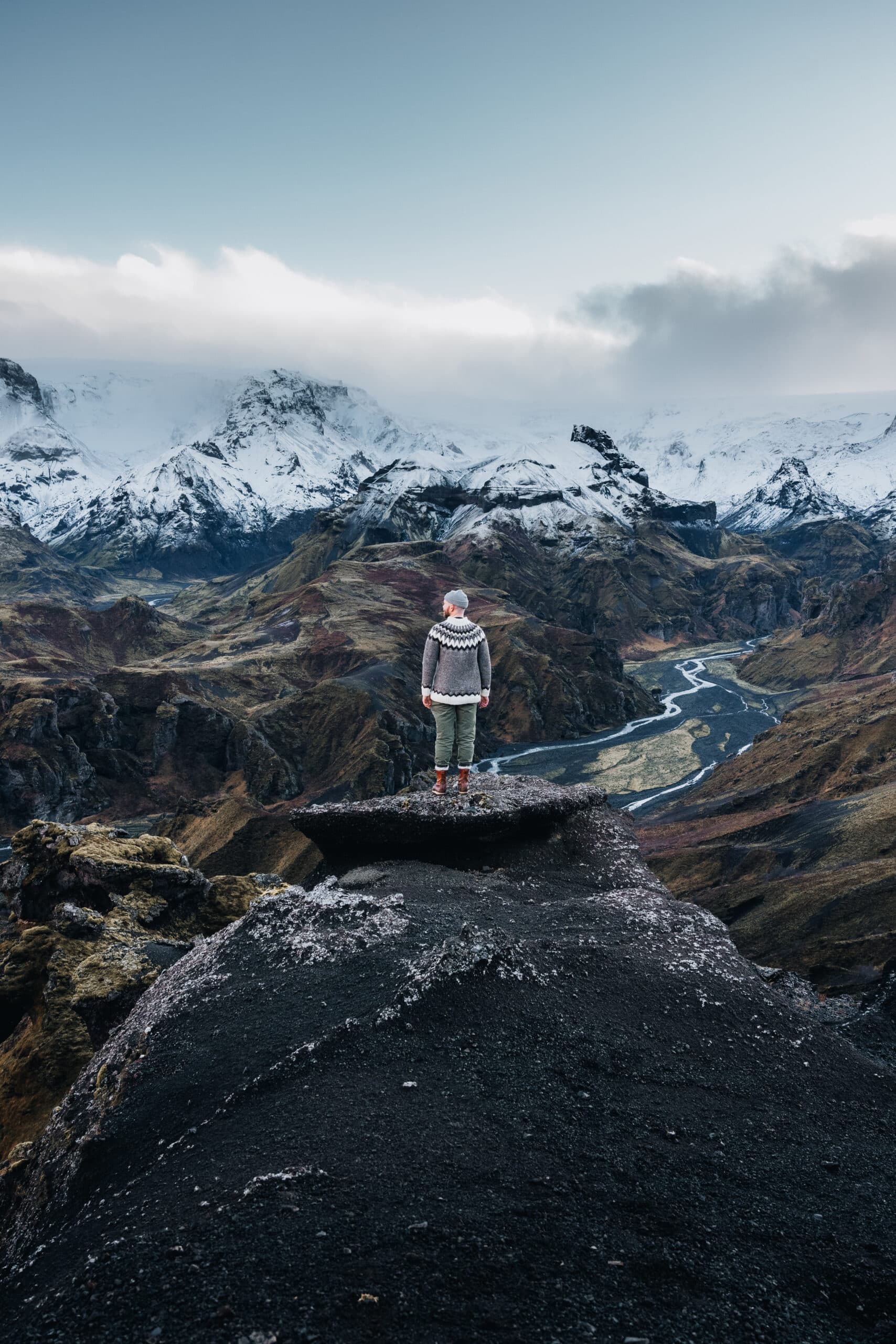 Person taking picture in a helicopter