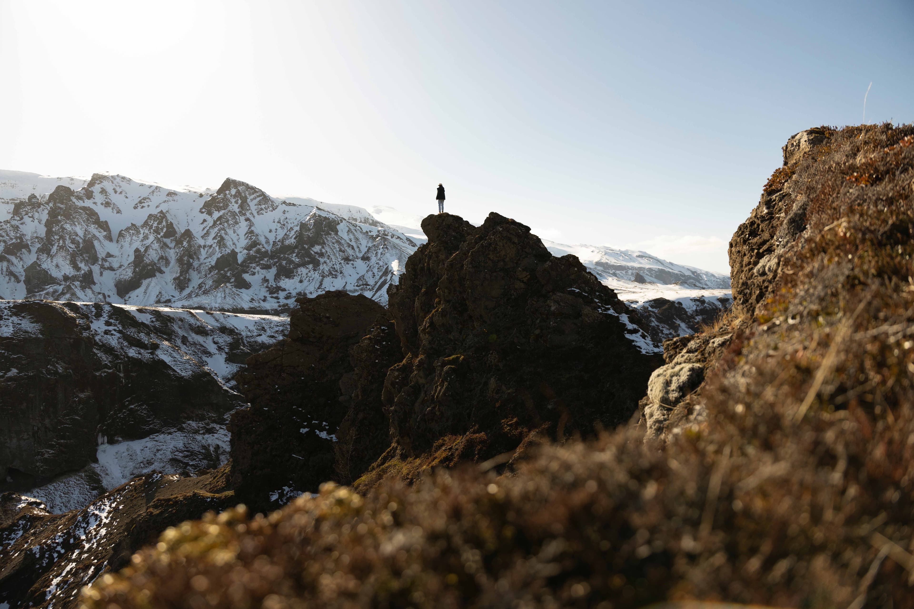 Person taking picture in a helicopter